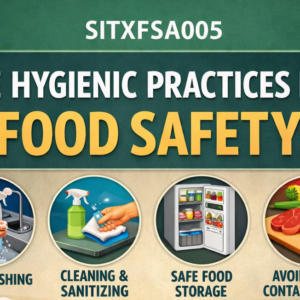 SITXFSA005 Use hygienic practices for food safety
